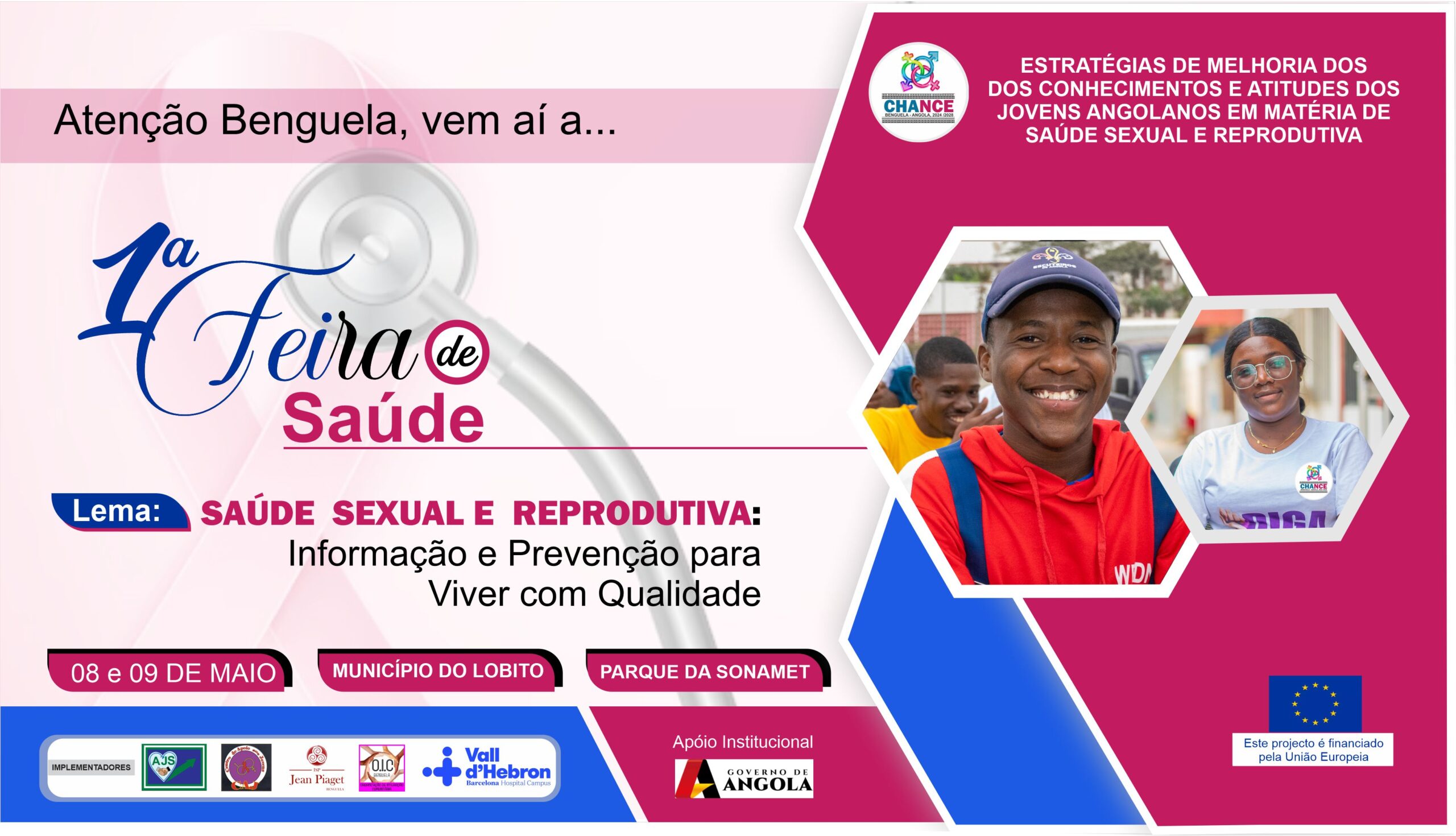 LOBITO | Feira de Saúde sob lema: “Saúde Sexual e Reprodutiva: Informação e Prevenção para Viver com Qualidade”